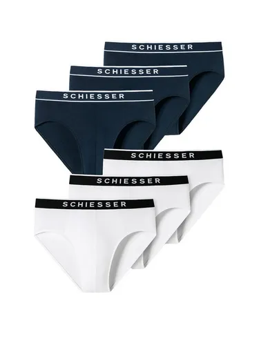 Schiesser Rioslip 95/5 Organic Cotton (6-St) brazilslip unterhose unterwäsche