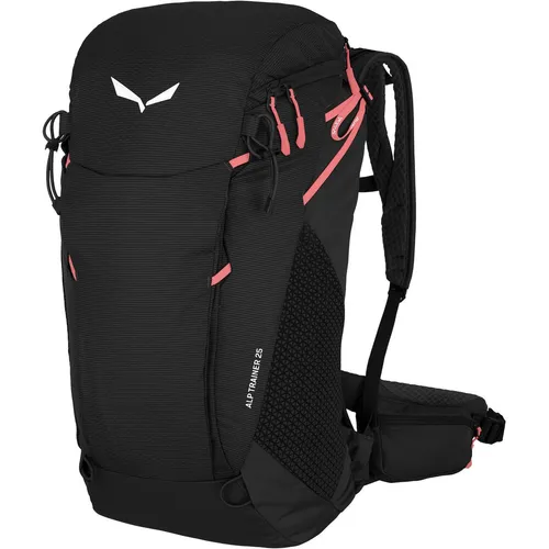 Salewa Alp Trainer 25L Rucksack - Schwarz - Daypack mit 25 Litern Volumen, ideal für Tageswanderungen und ausgestattet mit einem komfortablen Tragesystem für optimale Ergonomie.