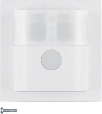 Berker Bewegungsmelder 85342189, 2,2 m S.1/B.3/B.7 polarweiß - Bewegungsmelder mit Memory-Funktion zur Anwesenheitssimulation und 8 m Reichweite, ideal für Unterputzinstallation in modernen Wohnräumen.