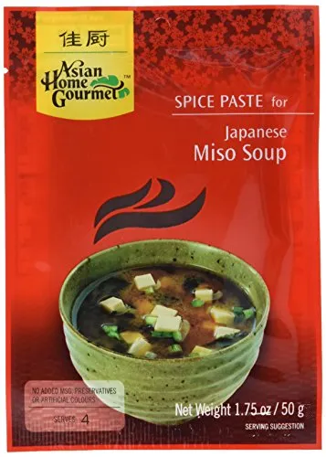 Asian Home Gourmet Suppenmix japanische Miso, 6er Pack (6 x 50 g)
