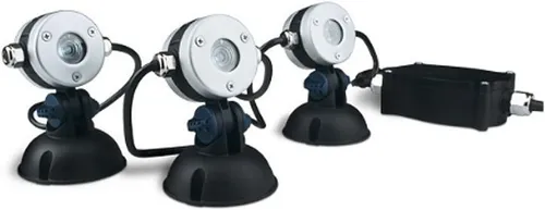 Produktbild OASE LunAqua Mini LED warm 3 Unterwasserbeleuchtung 3er Set