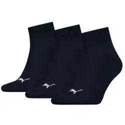 Puma 3P Quarter Socks Marine Gr 39/42 in blau von PUMA