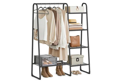 SONGMICS Kleiderständer Schwarz von SONGMICS