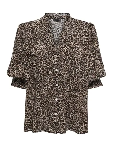 ONLY ONLRAYA 3/4 SHIRT WVN NOOS Damenbluse in silber von ONLY