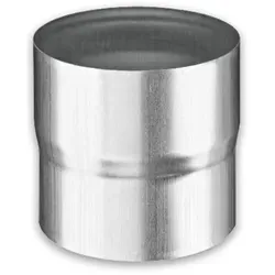 Steckmuffe Grömo Rohrverbinder, Zink, verschiedene Größen (Ausführung: Ø 100mm)