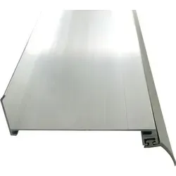 Gutta Alu Wandanschlussprofil silber 2050 mm x 115 mm