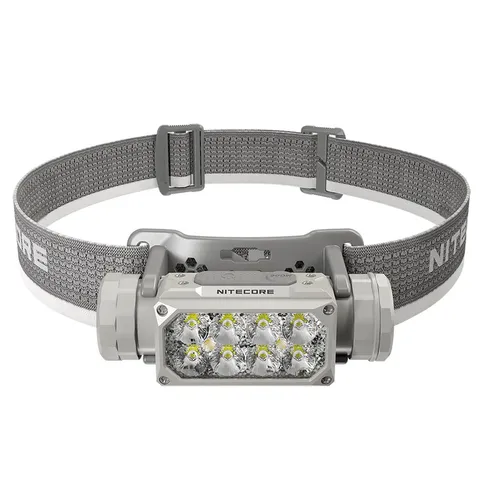 Nitecore HC65 UHE Kopflampe 2000 Lumen - Stirnlampen, wasserdicht und wiederaufladbar mit einer Leuchtweite von 222m, ideal für Outdoor-Abenteuer und Nachtaktivitäten.