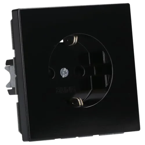 Jung LS1520KISW SCHUKO Steckdose mit erhöhtem Berührungsschutz Schwarz Serie LS
