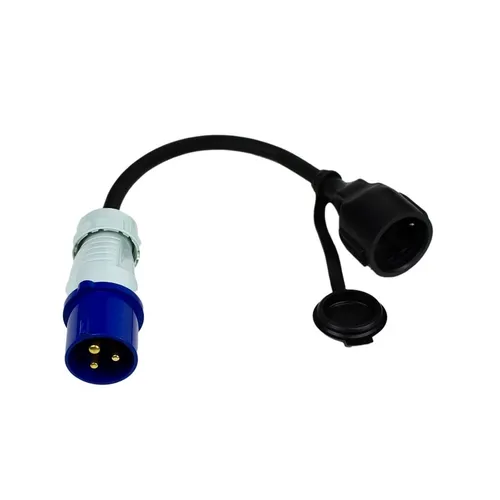 CEE Adapter Camping Stromadapter 230V/16A CEE Stecker auf Schuko Steckdose IP44