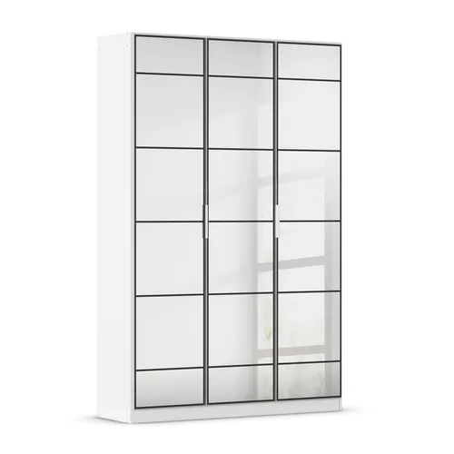 Rauch Möbel Drehtürenschrank Schwarz-Weiß in weiß von Roller