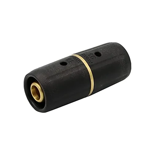 Pipetec Steckfitting Steck-Kupplung 16x2-16x2 in schwarz von PipeTec Deutschland