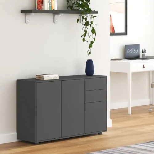 [en.casa] Sideboard Paarl – Modernes Design mit Stauraum