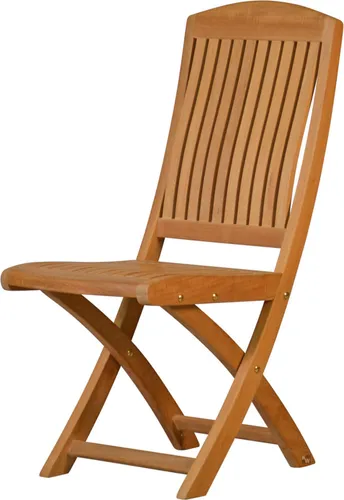 Kai Wiechmann Gartenstuhl Premium Teak Klappstuhl - Wetterfester Gartenklappstuhl aus hochwertigem Teakholz, ergonomische S-Form für optimalen Komfort und Langlebigkeit, ideal für Balkon und Garten.