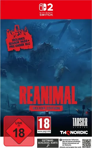 Nintendo Switch 2: Reanimal Deluxe Edition (Key Card) - Erlebe die Deluxe Edition von Reanimal für die Nintendo Switch 2! Mit umfangreicher Sprachunterstützung, Koop-Modus und packendem Action-Abenteuer für Einzel- und Mehrspieler.