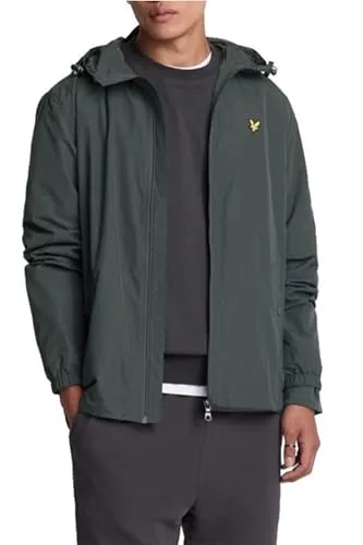 Lyle & Scott Kurzjacke grau XXL (56) - Modische Kurzjacke aus 100% Polyamid mit praktischem Reißverschluss, ideal für den Alltag. Die unifarbene Optik und normale Passform sorgen für vielseitige Kombinationsmöglichkeiten.
