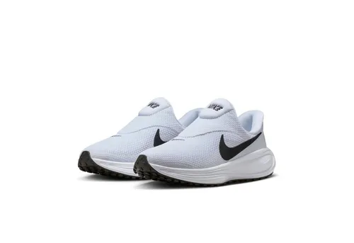 Nike W REVOLUTION 8 EASYON Laufschuh weiß 37,5 - Sportlicher Laufschuh mit atmungsaktivem Obermaterial, ideal für Läufer. Der Schnellverschluss sorgt für einen einfachen Einstieg. Größe 37,5, fällt klein aus – bitte eine Größe größer bestellen.