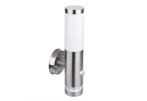 Wand Außenleuchte Edelstahl mit Sensor E27 von Maxkomfort