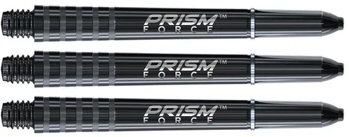 Winmau Prism Force Shäfte, Schwarz, 3 Stück Set, Short 35mm