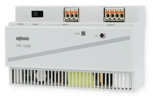 1St. Wago 787-1226 - Primär getaktete Stromversorgung Compact, 1-phasig DC 24 V, 6 A Ausgangsstrom und DC-OK LED für zuverlässige Stromversorgung