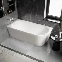 Produktbild Bernstein Badewanne NORA CORNER LINKS, Halbfreistehende Badewanne