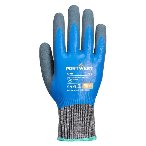 Aqua Handschuhe mit Schnittschutz Level D Größe XS