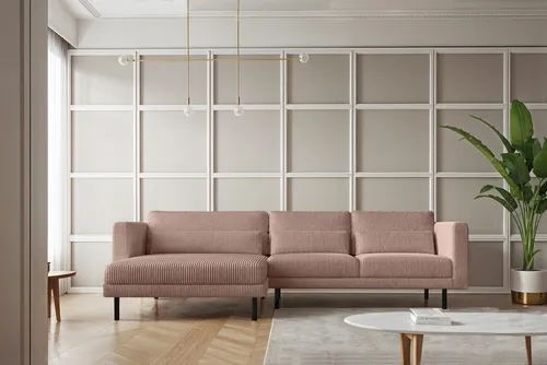 Kaiser Möbel Ecksofa L-form Dani in pink von Kaiser Möbel