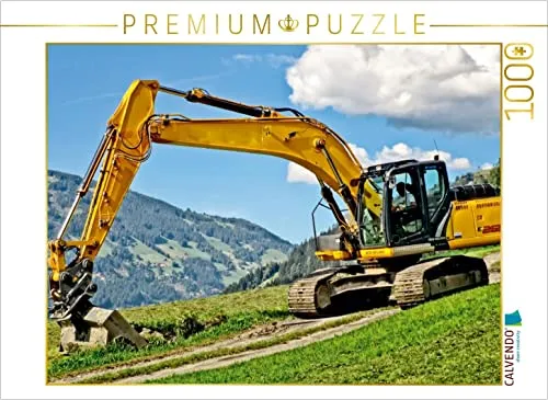 CALVENDO Puzzle Bagger - kraftvolle Arbeitsmaschinen 1000 Teile - Klassisches Puzzle mit 1000 Teilen, ideal für Puzzle-Liebhaber und Bagger-Fans. Erleben Sie die beeindruckende Welt der Arbeitsmaschinen in einem einzigartigen Motiv!