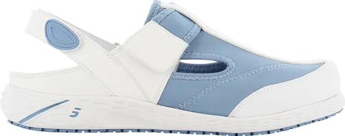 SAFETY JOGGER Aliza Sicherheitsschuhe für Damen 36 EU Blau - Wanderschuhe mit leichtem, bequemen Klettverschluss, ideal für Pflege, Küche oder Innenbereich. Rutschfest und stoßdämpfend für höchsten Komfort den ganzen Tag.
