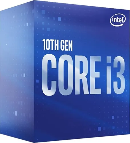 Intel Core i3-10320 - Hochleistungsprozessor - Prozessor mit 3,8 GHz Basistakt, 4,4 GHz TurboBoost, ideal für effizientes Multitasking und Gaming. Sockel LGA1200, 65Watt, perfekt für moderne Systeme.