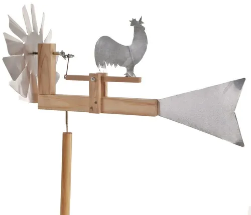 matches21 HOME & HOBBY Windrad Wippe 40 cm Kinder Bausatz 14 J. Holzbaukasten