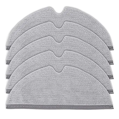 Wischtücher, 5 Stück, komplett abdeckend, für Staubsauger für Xiaomi Roborock S4/S5/S50/S51/S55/S5 Max, S6 MaxV/S6 Pure, Q7 MAX/Q7 MAX+, Q8 Max/Q8 Max+, Q5 Pro/Q5 Pro+, Mopp-Zubehör Ersatzteile-Sets