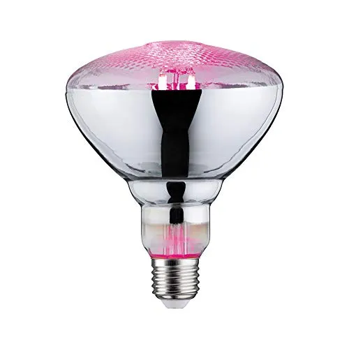Paulmann LED-Pflanzenlampe Wachstum 230V E27 6.5W Bernstein - Energiesparlampe für optimales Pflanzenwachstum, ideal für Innenräume ohne Tageslicht, mit hochwertigem Vollglas-Leuchtmittel.