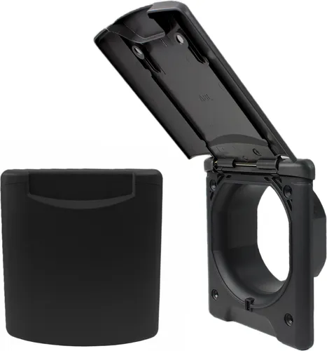 ABL Universal Außendose Leerdose für Vorzeltsteckdose - Campingausrüstung - Hochwertige Außendose mit Magnetdeckel, ideal zur Durchführung von Leitungen; UV-beständig und witterungsbeständig für höchste Qualität.