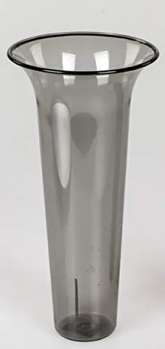 Bodenvaseneinsatz Topas Transparent h 32-15 in weiß von Plasti