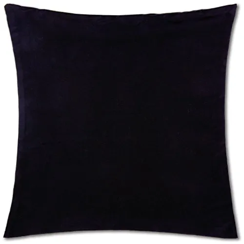 Bestlivings Kissenbezug Schwarz (45x45 cm) mit verdecktem Reißverschluss - viele Größen und Farben