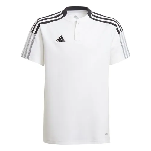 adidas Sport-Polo Team Tiro 21 weiss Jungen, Größe: 164