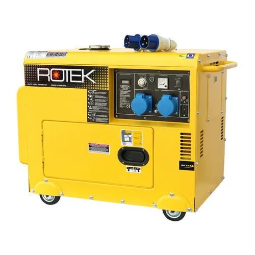 Stromerzeuger 5,5kVA Stromaggregat 230V Notstromaggregat Generator Diesel Silent