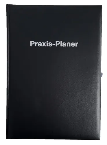 ADINA Praxis-Planer A4 1 Tag auf 1 Seite - Organizer für Praxen – mit hochwertiger Fadenheftung und 400 Seiten, ideal für effiziente Tagesplanung und hohe Termindichte.
