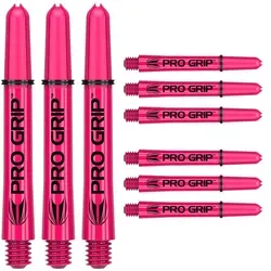 Target Pro Grip Shafts (9er Pack) - Pink - 34mm/short