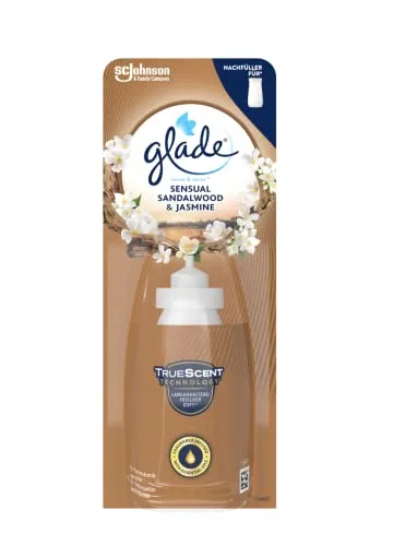 Glade (Brise) Sense & Spray Nachfüller, Sensual Sandalwood & Jasmine, 2er Pack