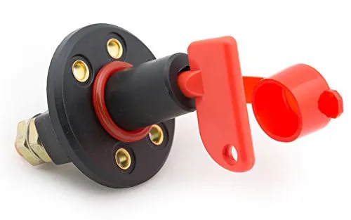 V Batterie-Hauptschalter Trennschalter 300A 2 Schlüssel 12