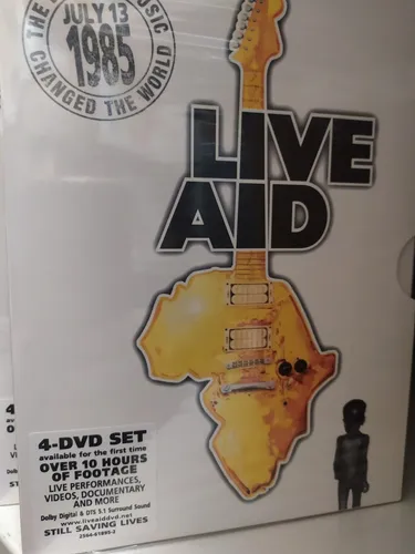 Live Aid 4 DVD Set mit U2, Ozzy Osbourne, Madonna und mehr von Rhino