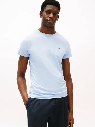 Tommy Hilfiger Herren T-Shirt Kurzarm Stretch Slim Fit Tee - T-Shirt für Herren in schmaler Passform, aus bequemem Stretchmaterial für optimalen Tragekomfort und modernen Look.