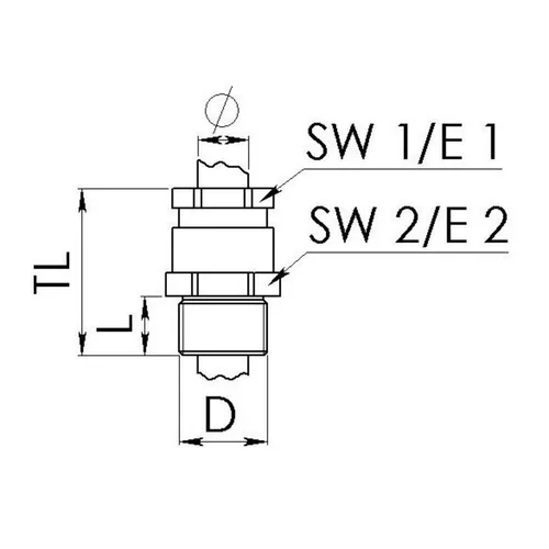 Wiska 10060148 10er Multipack Kabelverschraubungen - Kabelverschraubungen aus schlagfestem Material mit Dichtung für sicheren Halt, ideal für den Einsatz in anspruchsvollen Umgebungen.