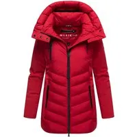 Marikoo Damen Winterjacke Tivaa XVI mit Softshell & abnehmbarer Kapuze