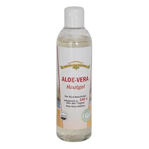 Aloe Vera Hautgel 250 ml, für gereizte Haut nach dem Sonnenbad, Aftersun