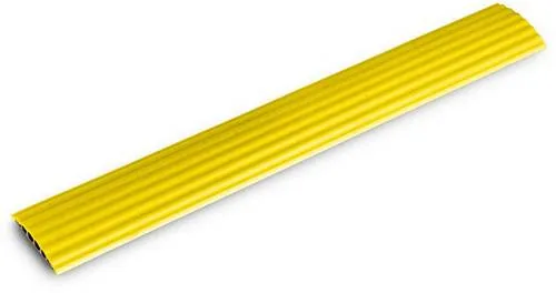 Defender Kabelbrücke Office YEL, 4 Kanal, gelb aus robustem Kunststoff - Kabelbrücke für den Innenbereich, 4 Kanäle, extrem robust und bruchsicher. Ideal für Büros, TÜV Süd zertifiziert und Made in Germany.