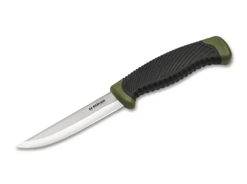 Böker Magnum Messer FALUN GREEN Fahrtenmesser Allzweckmesser Köcher 420 Stahl