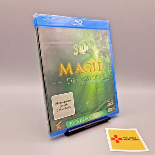 Blu-Ray Film: Magie des Waldes 3D mit Panflötenklängen  Zustand: Neu