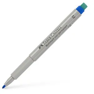 Faber-Castell Folienschreiber Multimark 152651, 1526, non permanent, Strichbreite 1,0 mm, blau